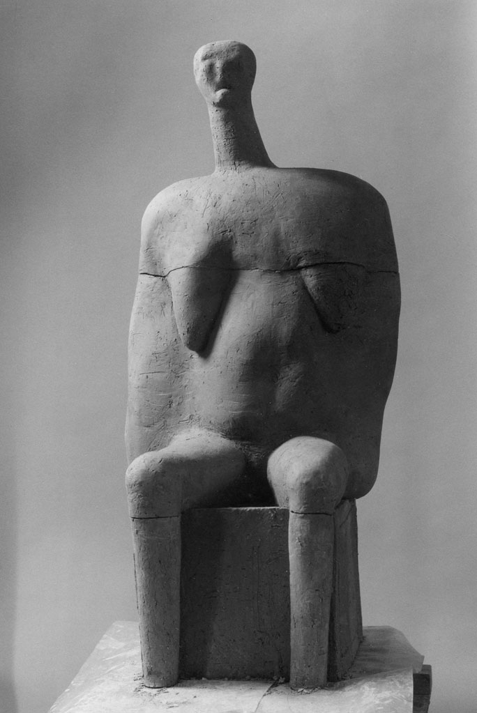 Alte Koenigin • Terracotta H: 100 cm • 1995